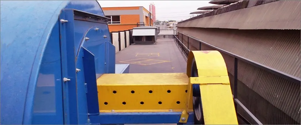 Sistema de exaustão instalado pela Aruvento